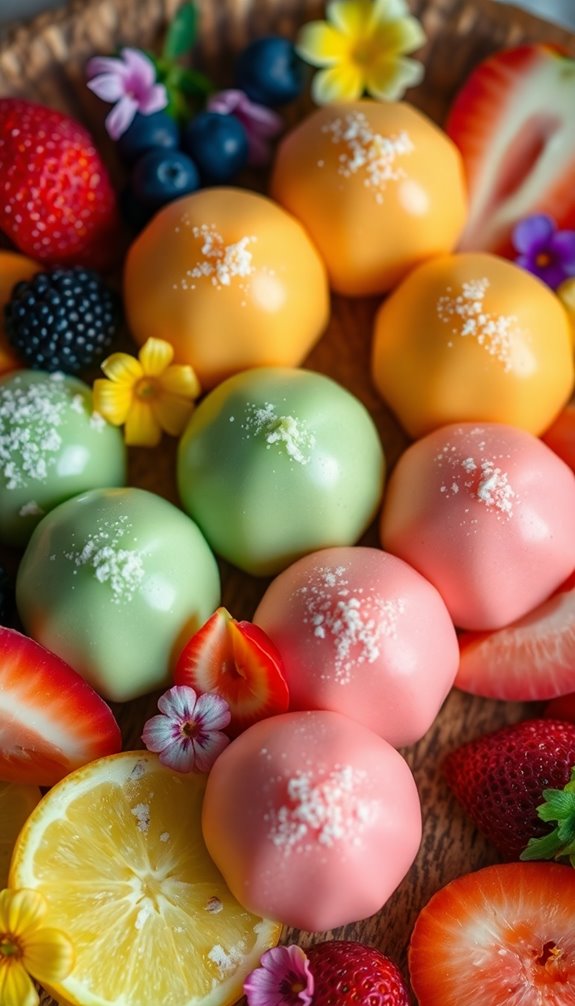 innovative fruit flavored mochi ideas