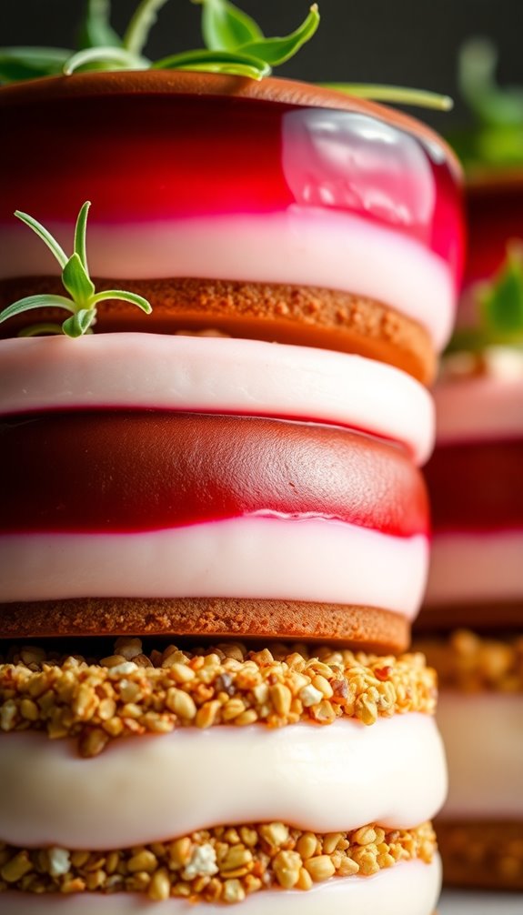 layered dessert flavor harmony