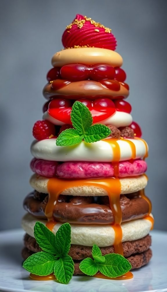 layered desserts vibrant combinations