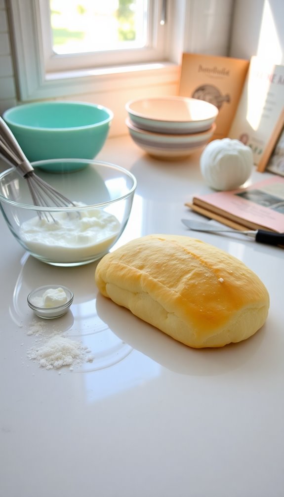 making delicious cloud bread