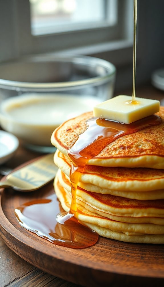 master golden brown pancakes