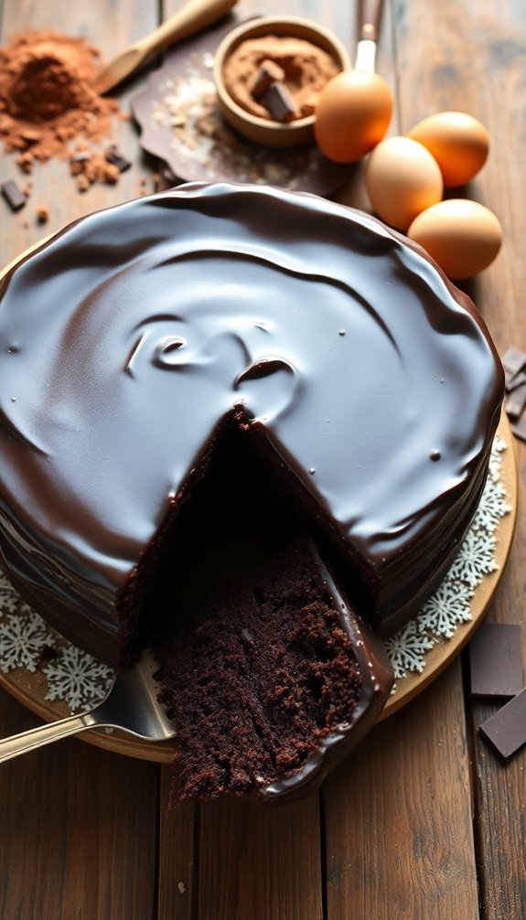 moist chocolate cake ingredients