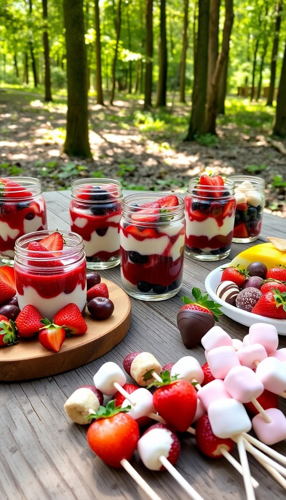 no cook outdoor dessert convenience