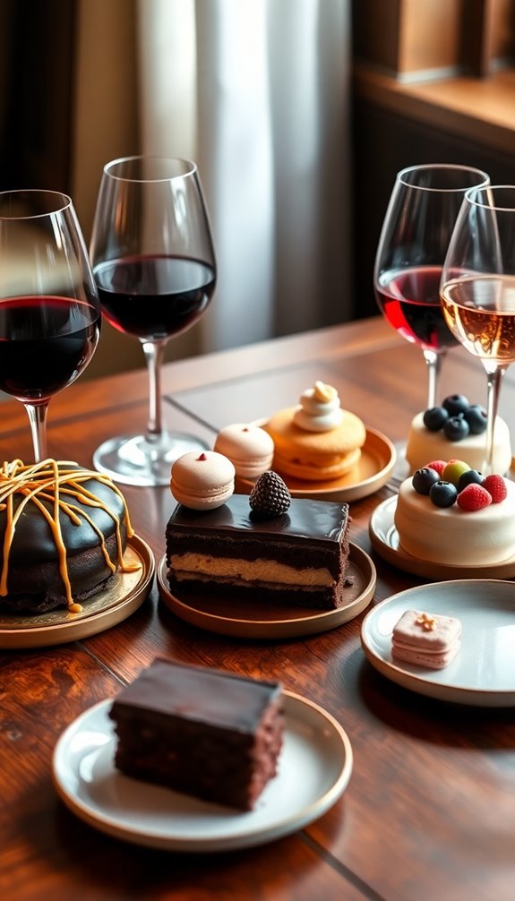 pairing wine with desserts