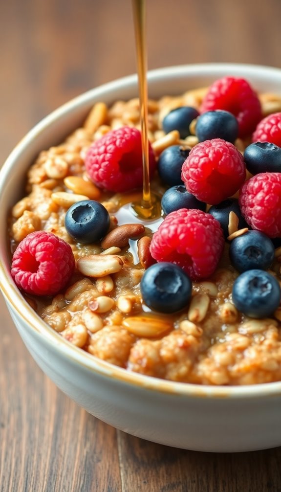 perfect baked oats ingredients