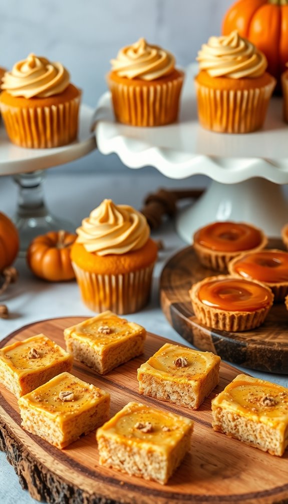 pumpkin spice dessert delights