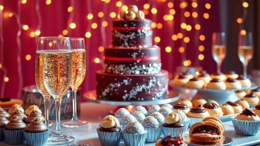 sparkling stylish new year s desserts