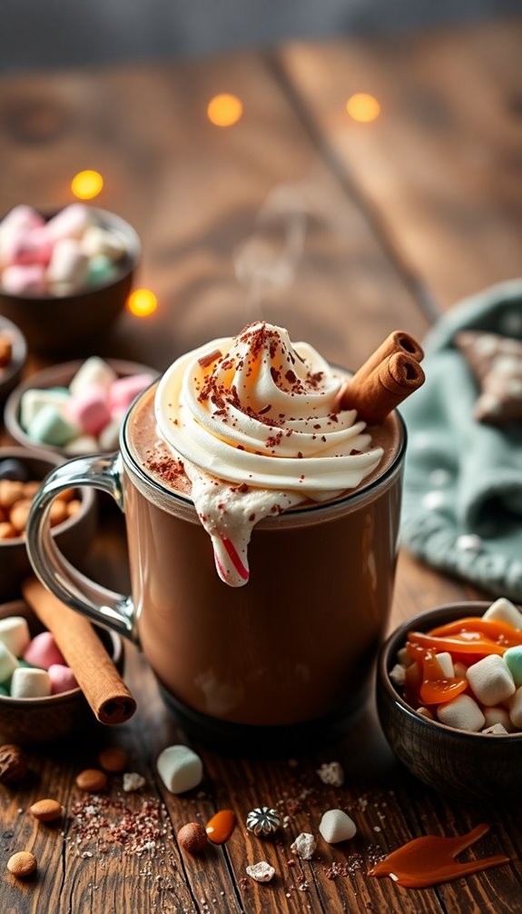 toppings for unforgettable hot chocolate