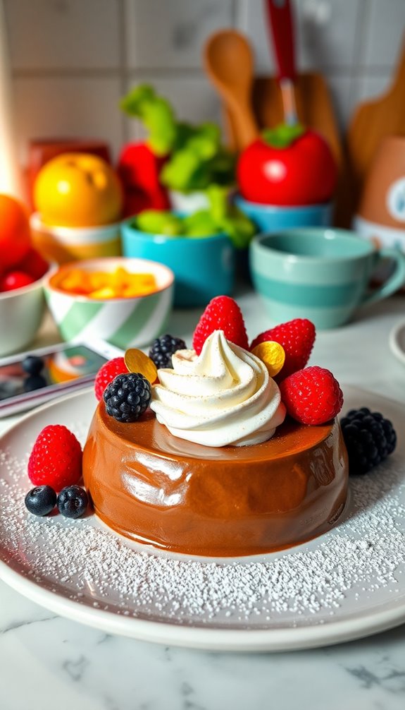 visual appeal for desserts