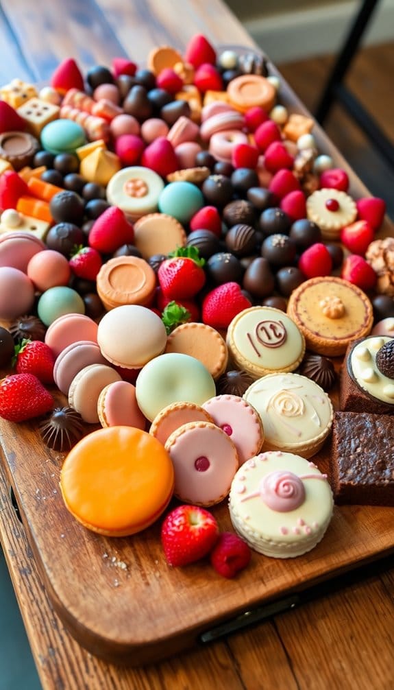 visually stunning dessert presentation