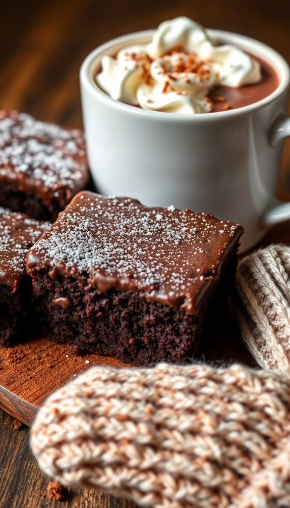 bake delicious chocolate brownies