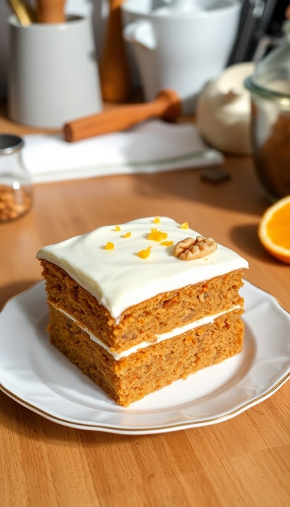 bake orange carrot cake