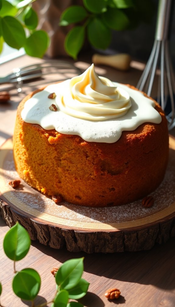 bake pumpkin cream cheese cake