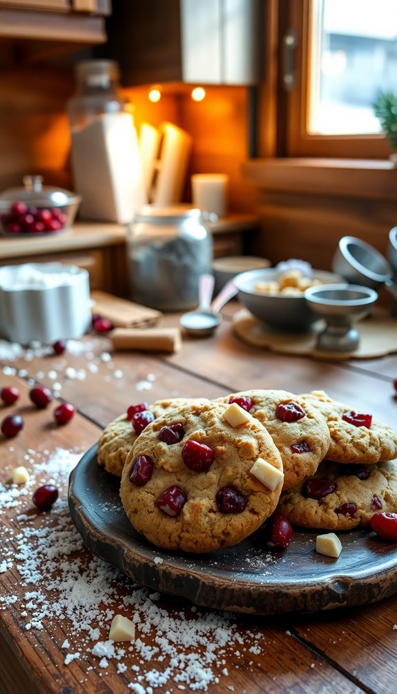 bake white chocolate cookies
