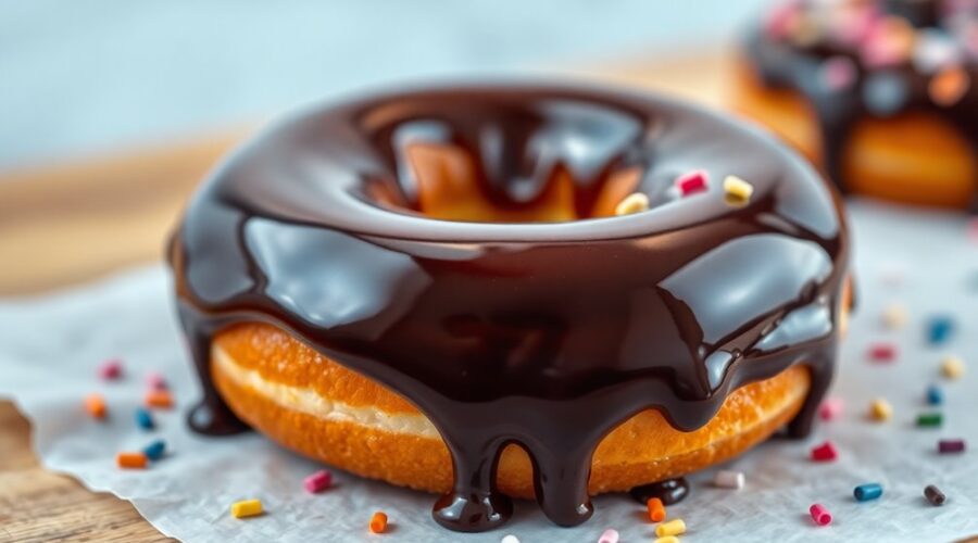 bakery quality chocolate glaze