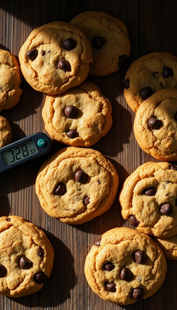 baking temperature affects cookies