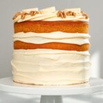 banana cake with frosting