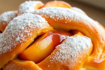 buttery apple dessert bread