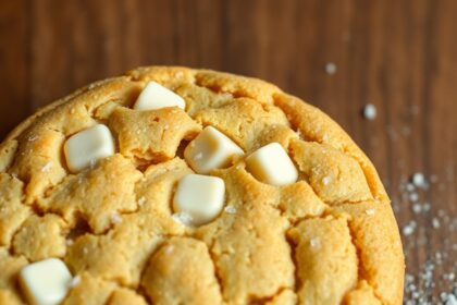 buttery crunchy macadamia cookies