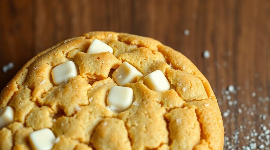 buttery crunchy macadamia cookies