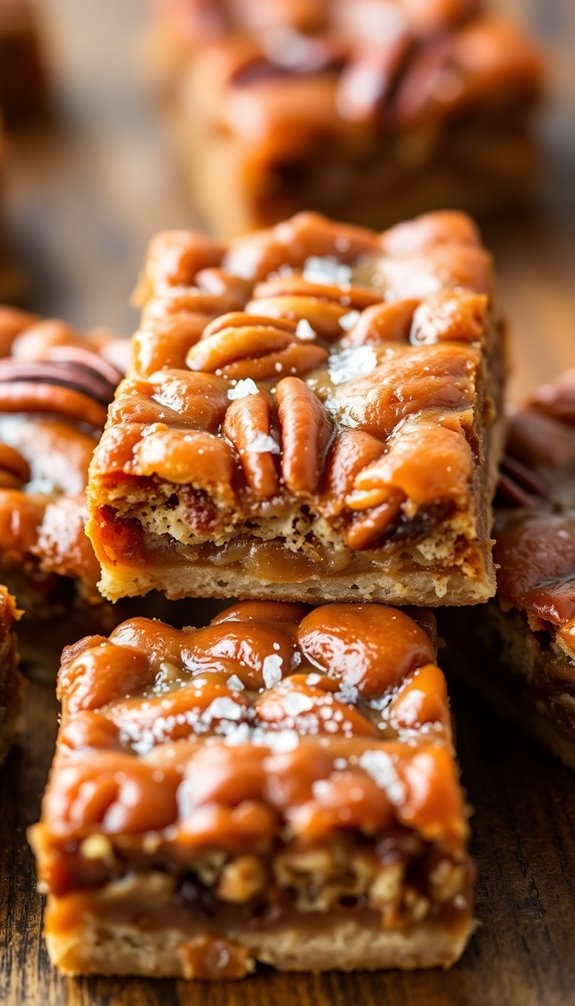 chewy pecan pie bars