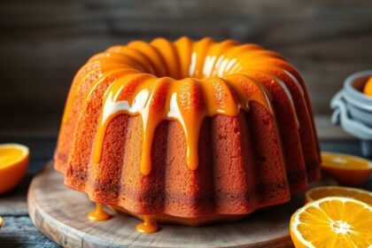 citrusy orange bundt delight