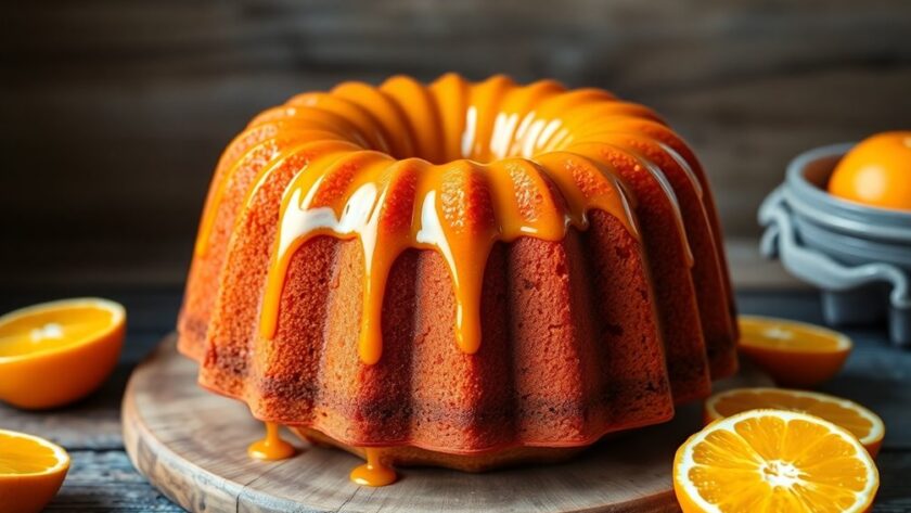 citrusy orange bundt delight