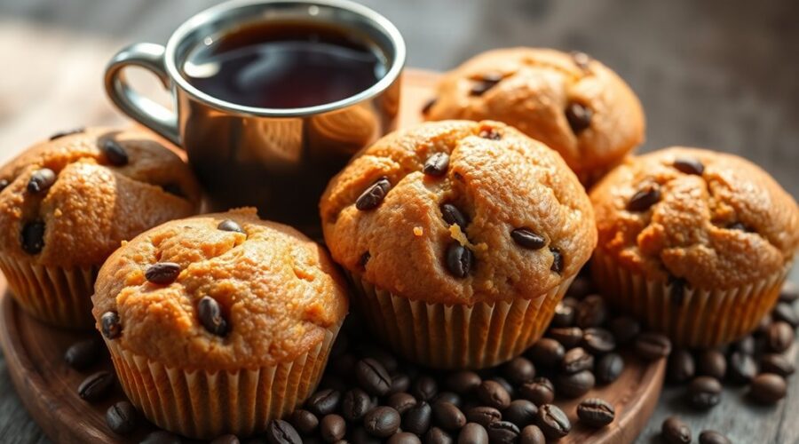 coffee infused muffin delight
