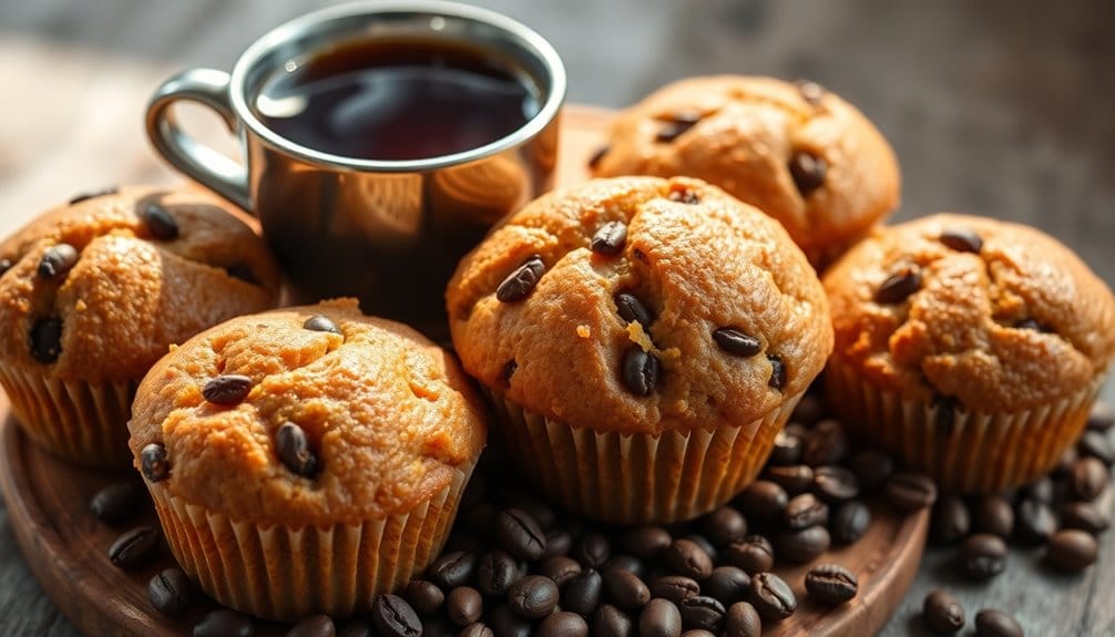 coffee infused muffin delight