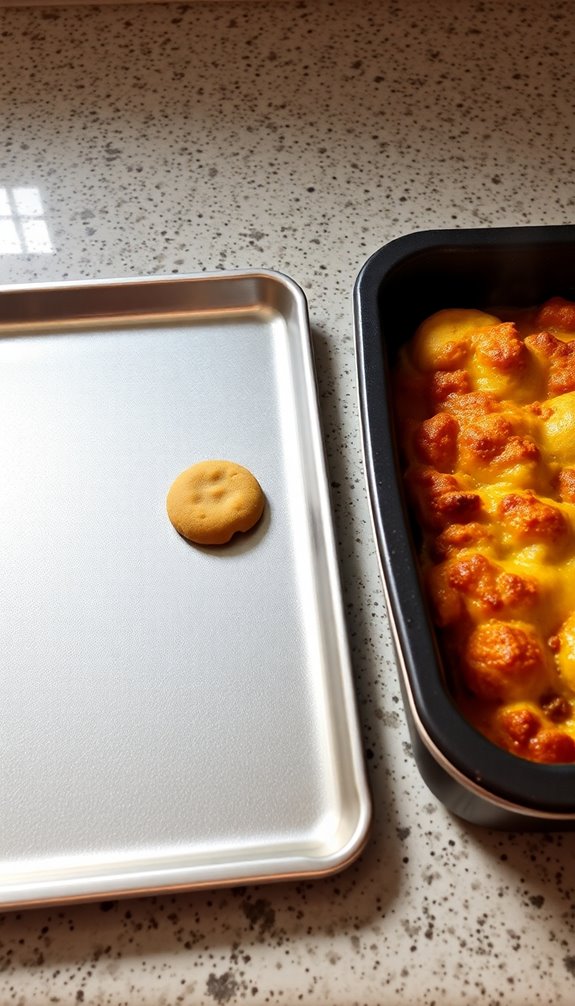 cookie sheets versus baking pans