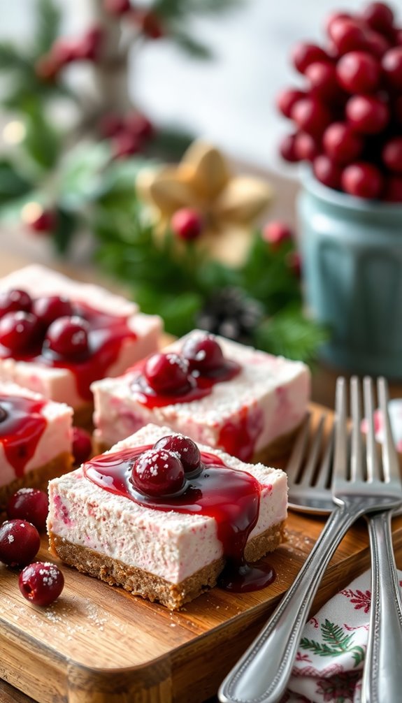 cranberry cheesecake bars recipe