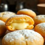 creamy cheesecake filled cookies