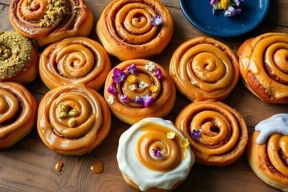 creative cinnamon roll twists