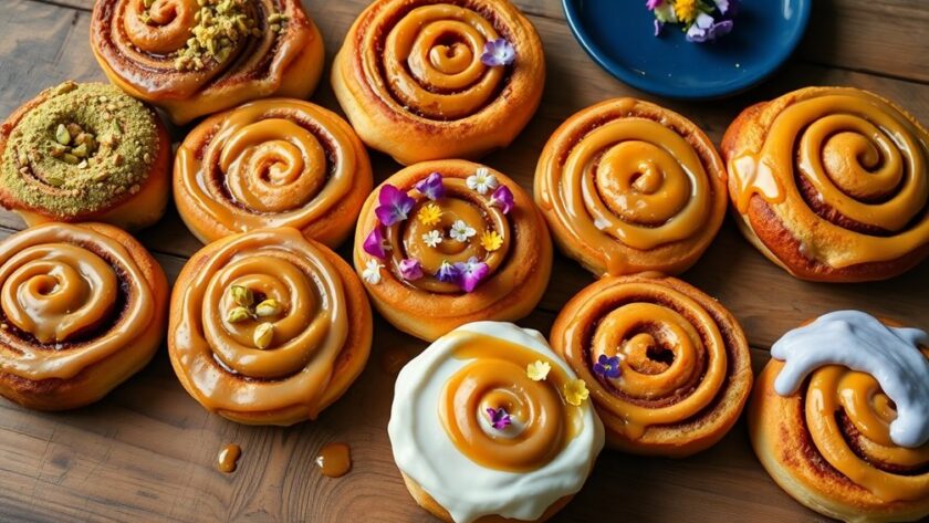creative cinnamon roll twists