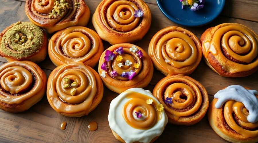 creative cinnamon roll twists