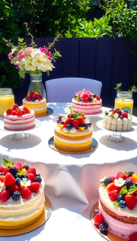 creative summer cake decorations