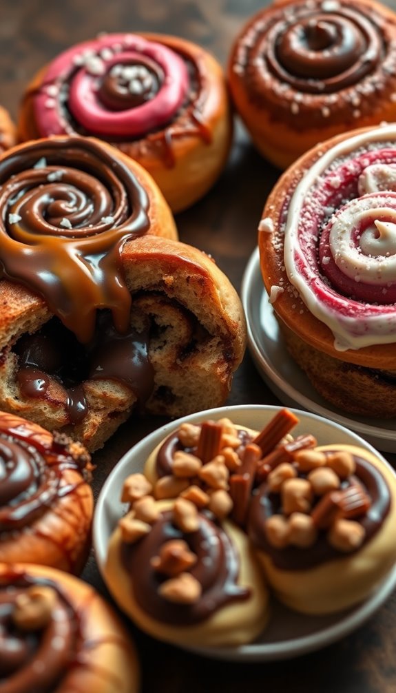 decadent chocolate cinnamon rolls