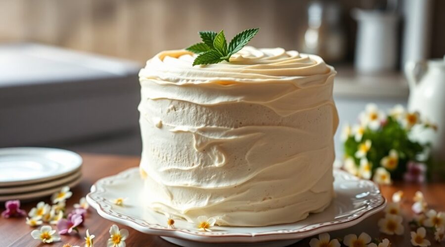 decadent vanilla bean cake
