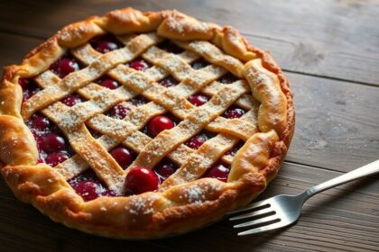 delicious cherry dessert pie