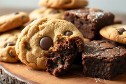 delicious cookie brownie bars