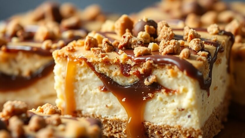delicious cookie cheesecake bars