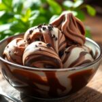 delicious homemade chocolate ice cream