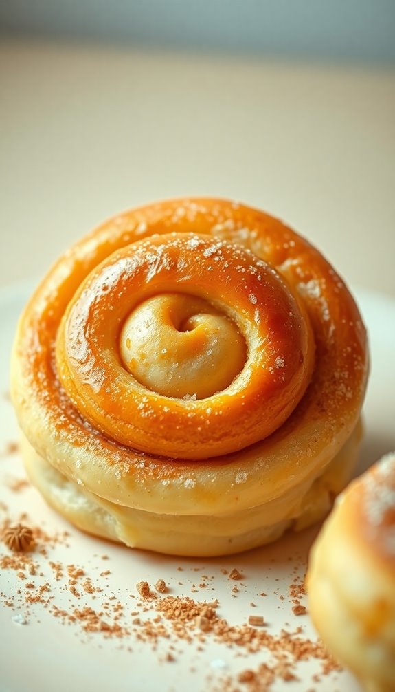 delightful flaky cinnamon indulgence