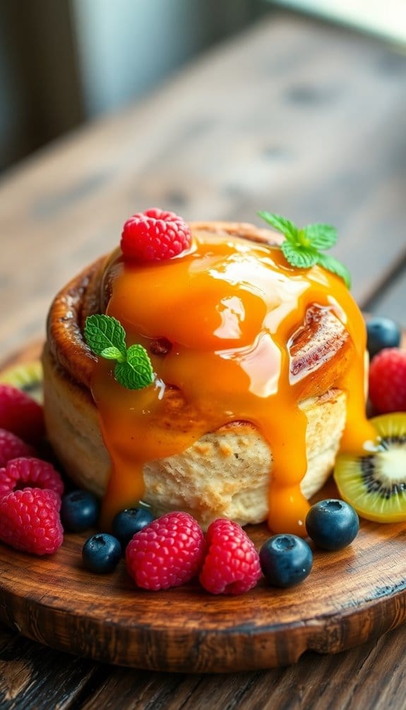 delightful fruity roll toppings