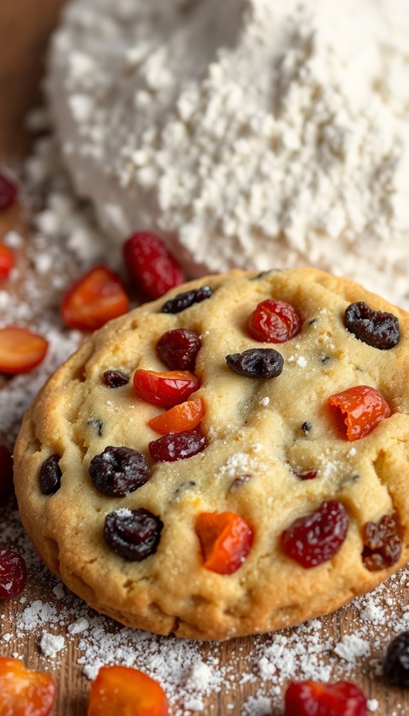 dried fruits enhance cookie sweetness