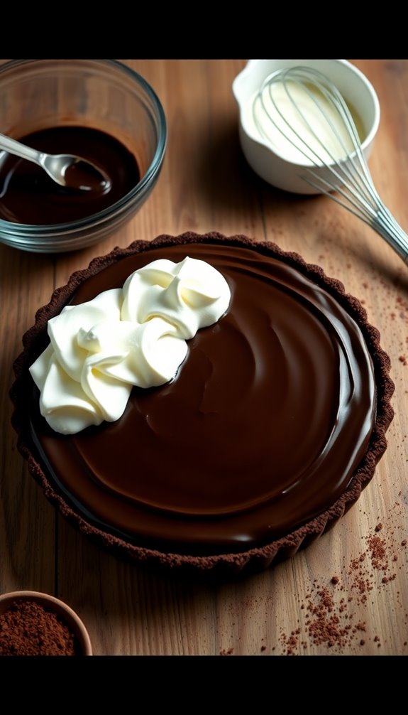 easy chocolate mousse pie