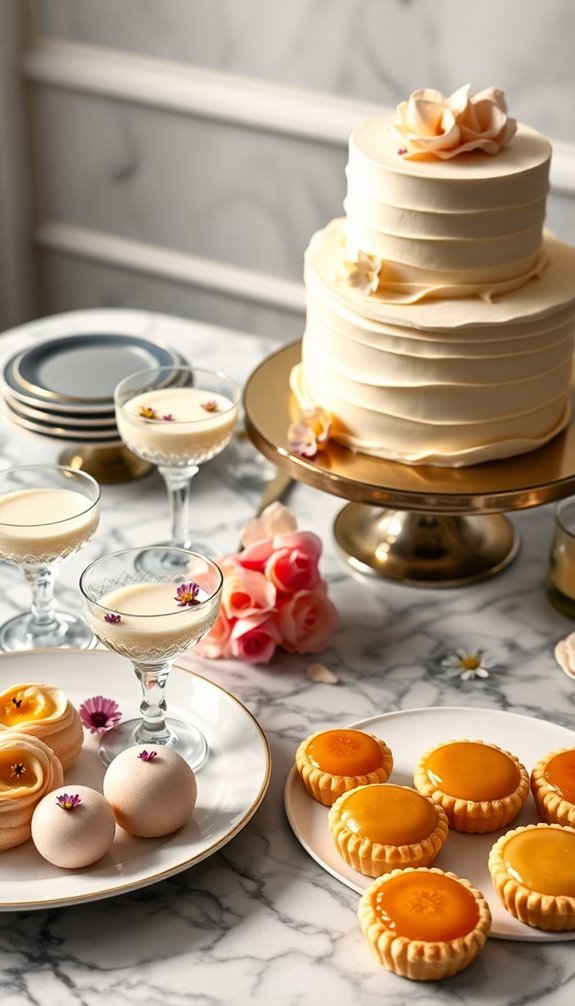 elegant vanilla dessert ideas