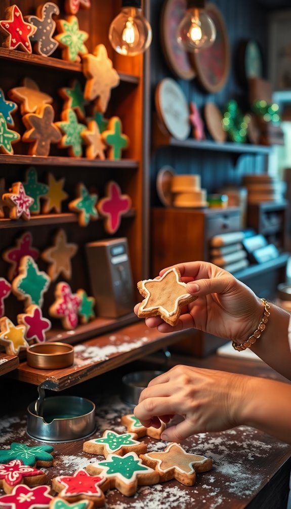festive cut out cookie delights