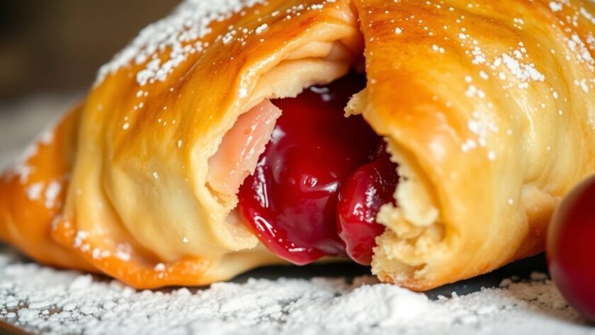 flaky cherry pastry delight