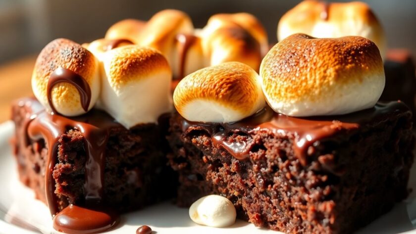 gooey marshmallow brownie delight